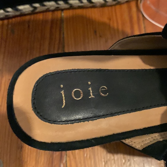 Joie woman’s Garden wedge black sandal size 39 US size 9 - Picture 5 of 10